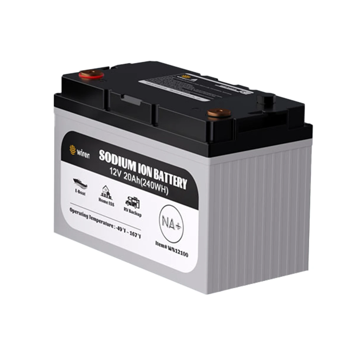 12V 20AH 300A CCA starting sodium battery 12V 20AH 300A CCA starting sodium battery