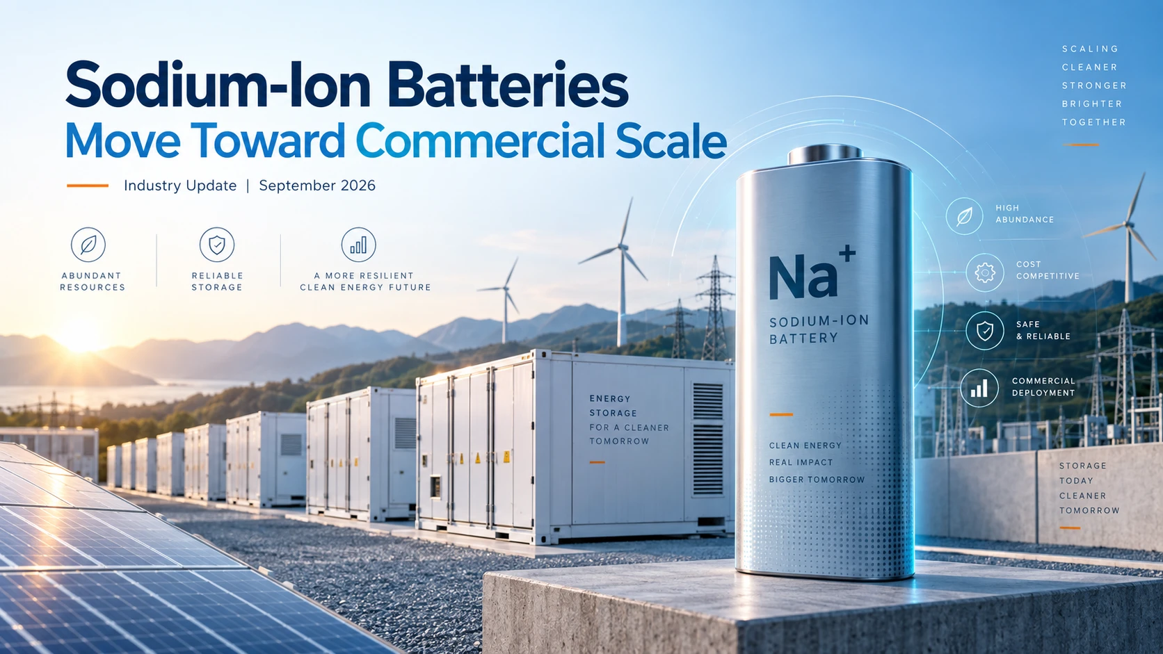 Sodium-Ion Batteries Move Toward Commercial Scale Sodium-Ion Batteries Move Toward Commercial Scale